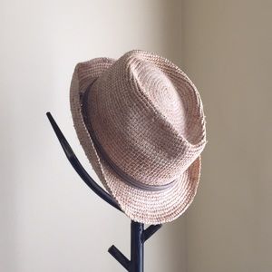 Nordstrom Tarnish Straw Fedora